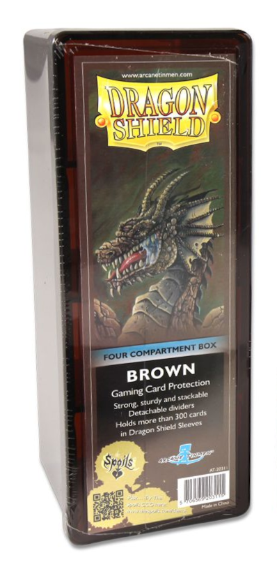 Dragon Shield: Four-Compartment Deck Box - Brown 