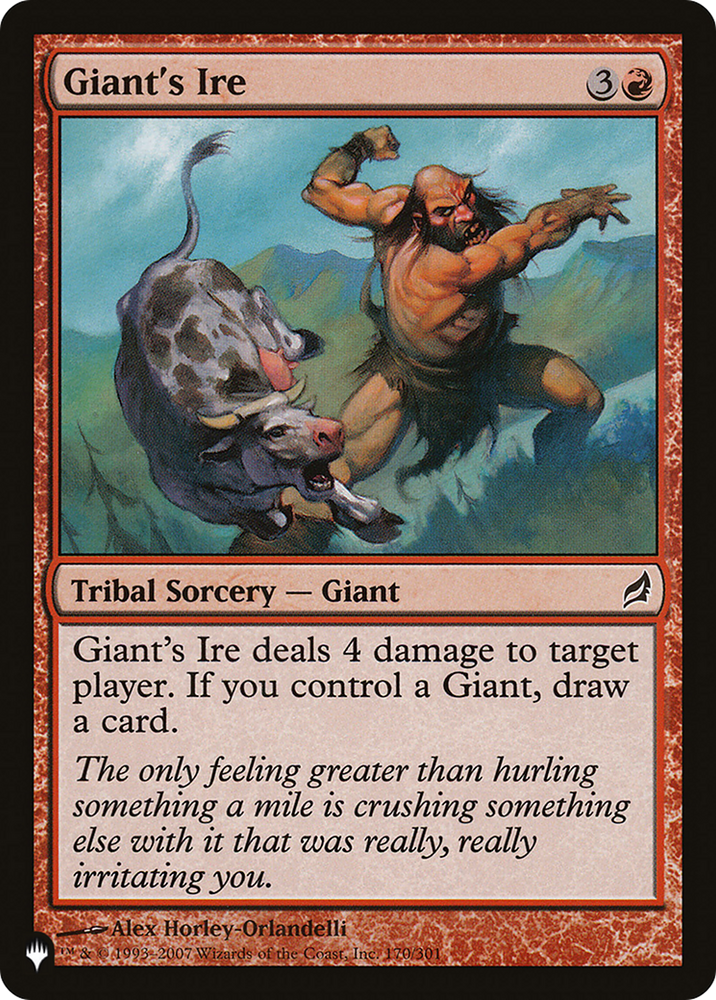 Giant's Ire [The List] 
