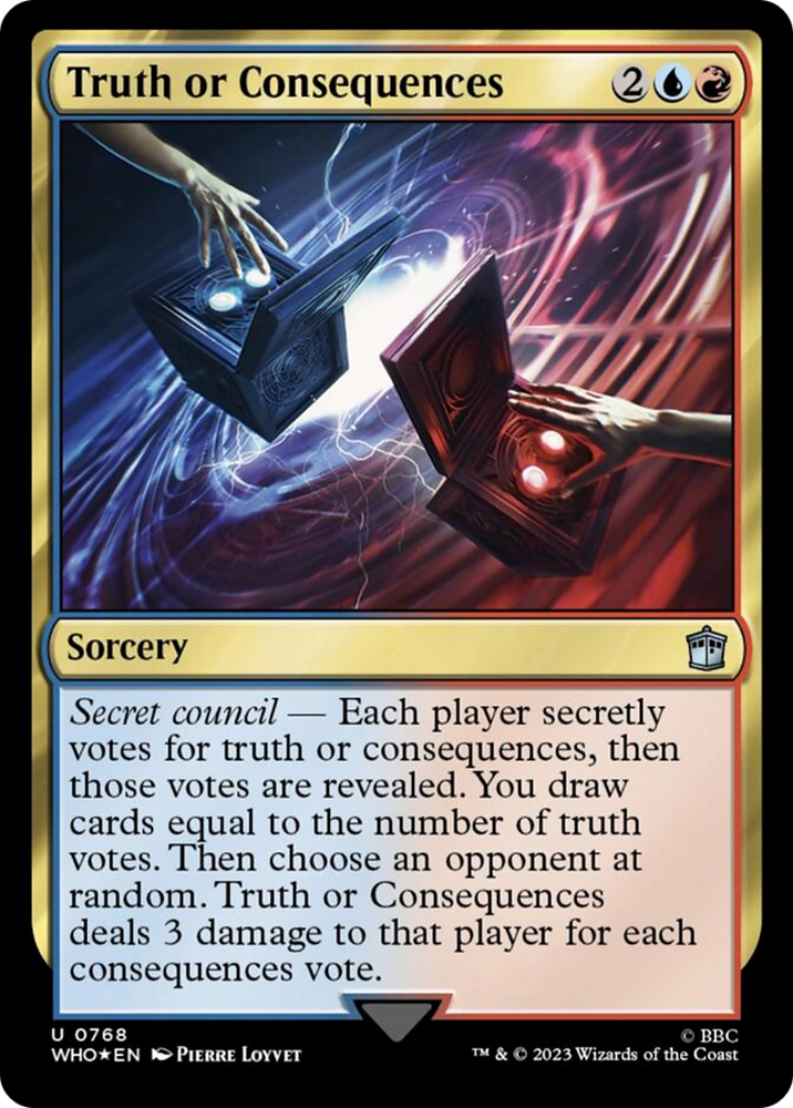 Truth or Consequences (Surge Foil) [Doctor Who] 