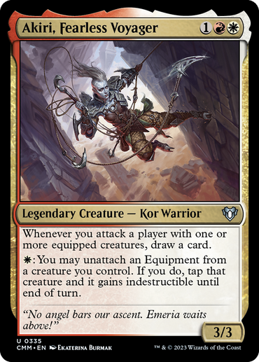 Akiri, Fearless Voyager [Commander Masters] 