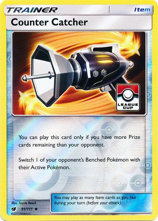 Counter Catcher (91/111) (League Promo) [Sun &amp; Moon: Crimson Invasion] 