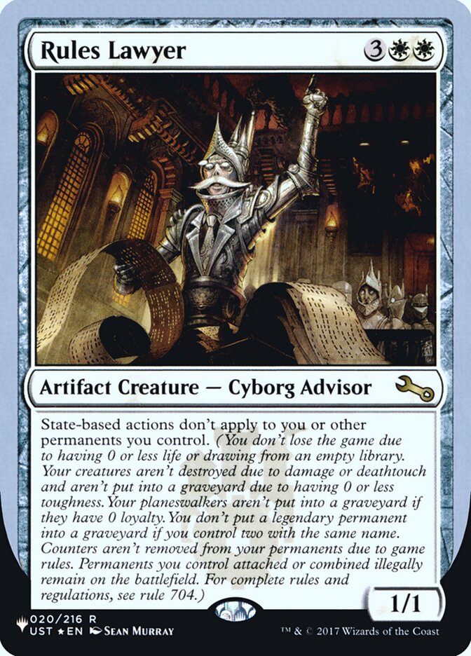 Rules Lawyer (Unfinity Foil Edition) [The List] 