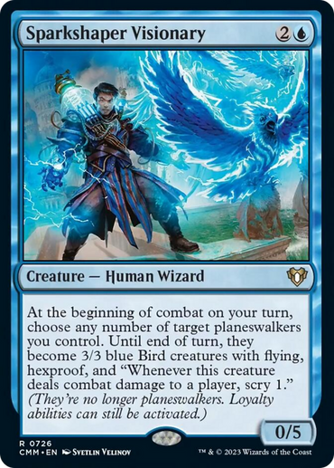 Sparkshaper Visionary [Commander Masters] 