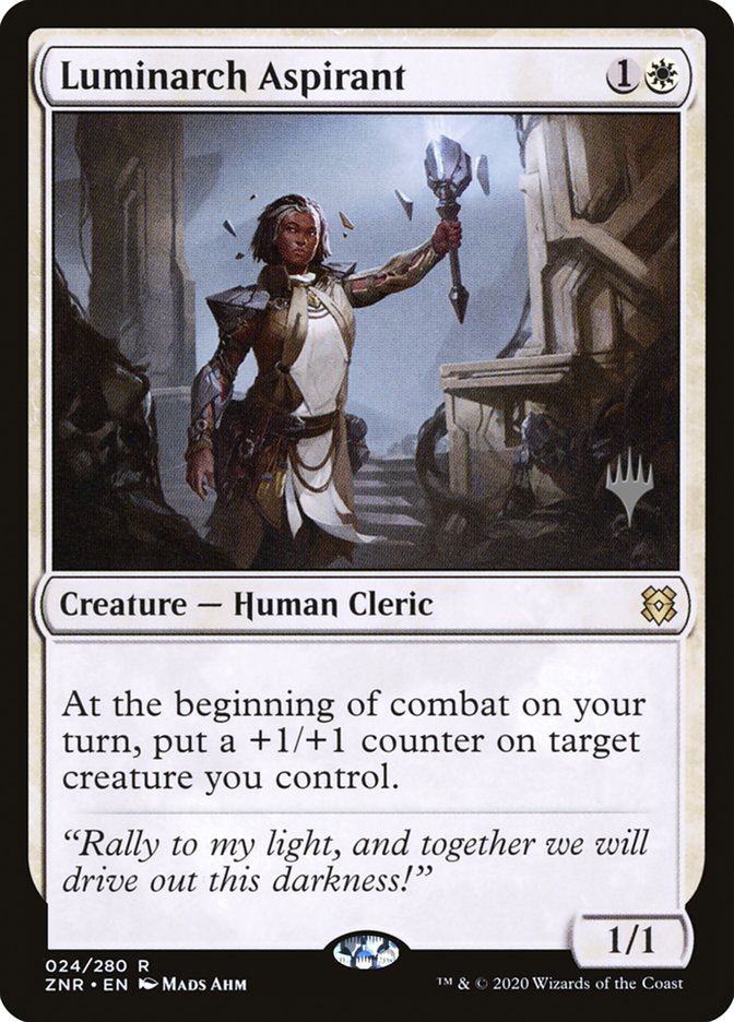 Luminarch Aspirant (Promo Pack) [Zendikar Rising Promos] 