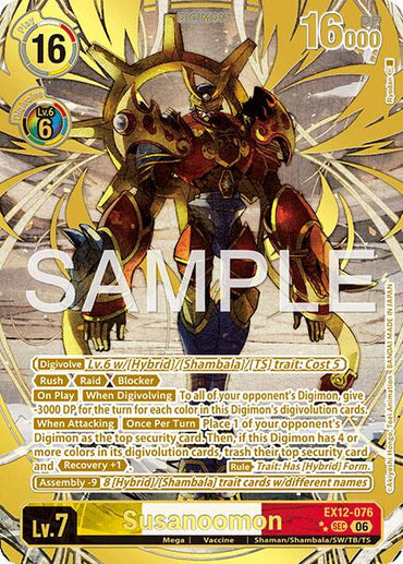 Susanoomon [EX12-076] (Rare Pull) [Digital World Shambala]