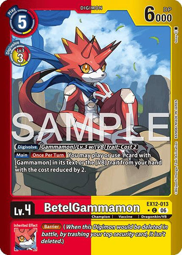 BetelGammamon [EX12-013] (Limited Foil) [Digital World Shambala]