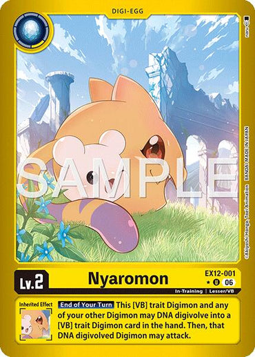 Nyaromon [EX12-001] (Limited Foil) [Digital World Shambala]