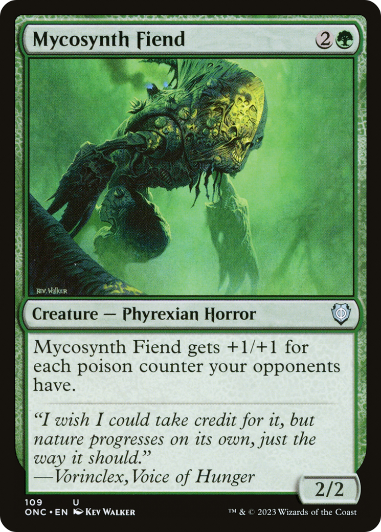 Mycosynth Fiend [Phyrexia: All Will Be One Commander] 