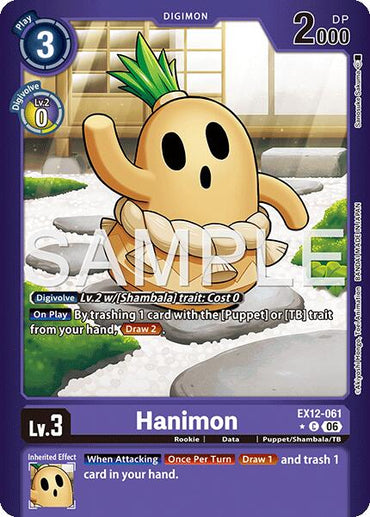 Hanimon [EX12-061] (Limited Foil) [Digital World Shambala]