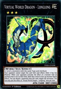 Virtual World Dragon - Longlong [PHRA-EN098] Super Rare 