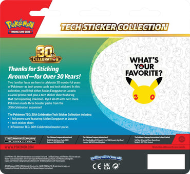 Pokémon TCG 30th Celebration Tech Sticker Collection [Alolan Exeggutor] [Español]