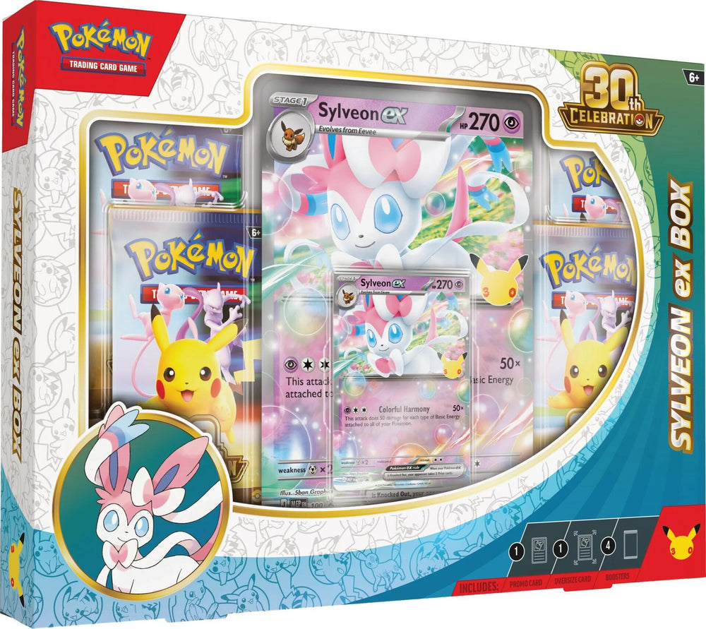 Pokemon TCG 30th Celebration Sylveon ex Box [Español]