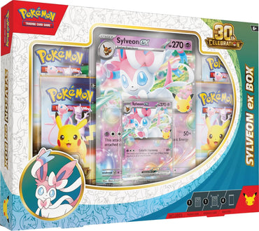Pokemon TCG 30th Celebration Sylveon ex Box [Español]