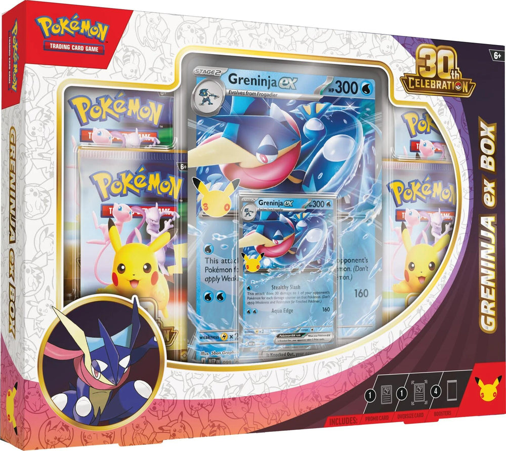 Pokemon TCG 30th Celebration Greninja ex Box [Español]