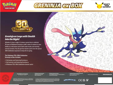 Pokemon TCG 30th Celebration Greninja ex Box [Español]