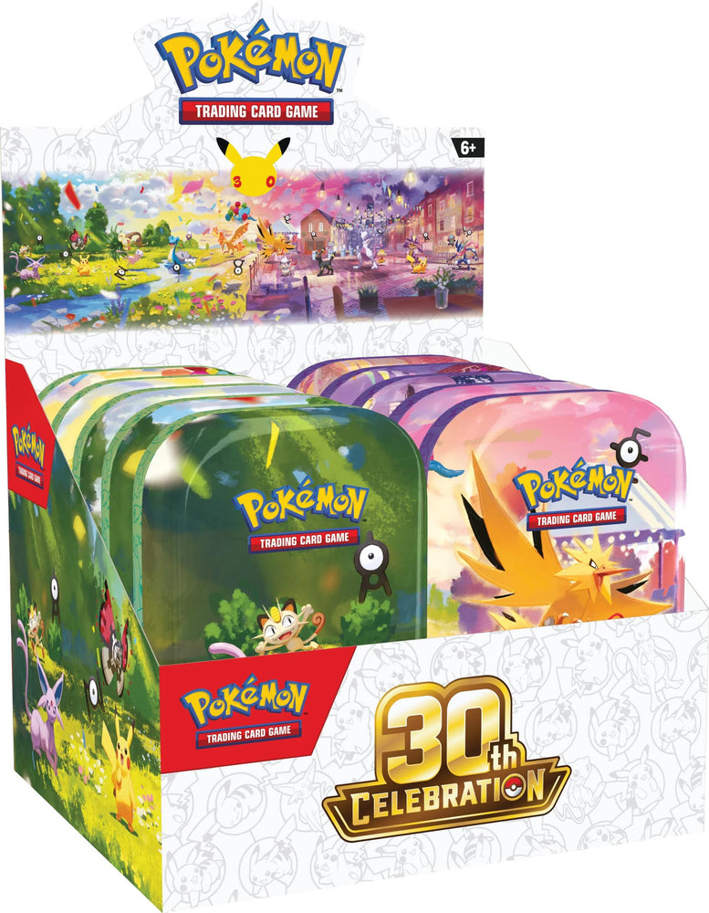 Pokémon TCG | 30th Celebration [30C] | Mini Tin Display