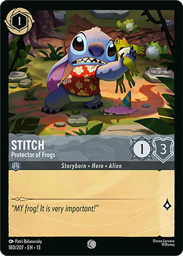 Stitch - Protector of Frogs (180/207) [Attack of the Vine!]
