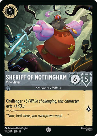 Sheriff of Nottingham - Vine Slayer (181/207) [Attack of the Vine!]