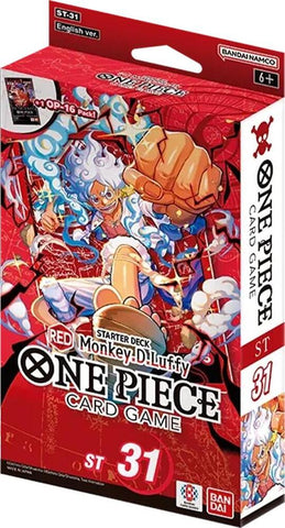 One Piece Card Game| Red Monkey.D.Luffy [ST31] | Starter Deck