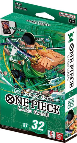 One Piece Card Game | Green Roronoa Zoro [ST32] | Starter Deck