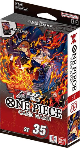 One Piece Card Game | Red/Black Sabo [ST35] | Starter Deck