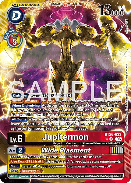 Jupitermon // Wide Plasmet [BT26-033] (Alternate Art) [Timeless Bonds]