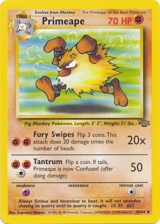 Primeape (43/64) [Jungle Unlimited] 