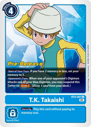 TK Takaishi [BT8-087] [New Awakening Pre-Release Cards] 