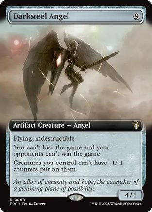 Darksteel Angel (Extended Art) [Reality Fracture Commander]