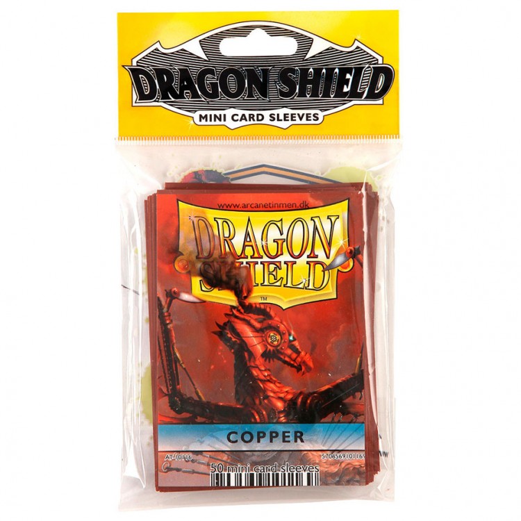 Dragon Shield: Japanese Size 50ct Sleeves - Copper (Classic) 