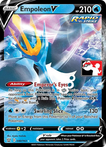 Empoleon V (040/163) [Prize Pack Series One] 