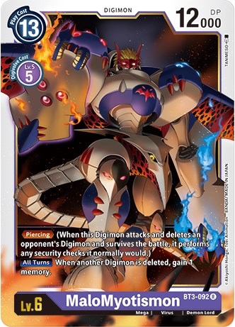 MaloMyotismon [BT3-092] (Revision Pack 2021) [Release Special Booster Promos] 