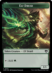 Servo // Elf Druid Double-Sided Token [Commander Masters Tokens] 