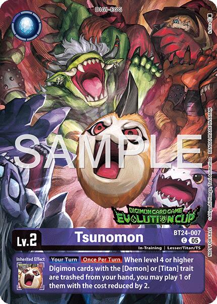 Tsunomon [BT24-007] (Evolution Cup 2026 Vol. 3) [Time Stranger]