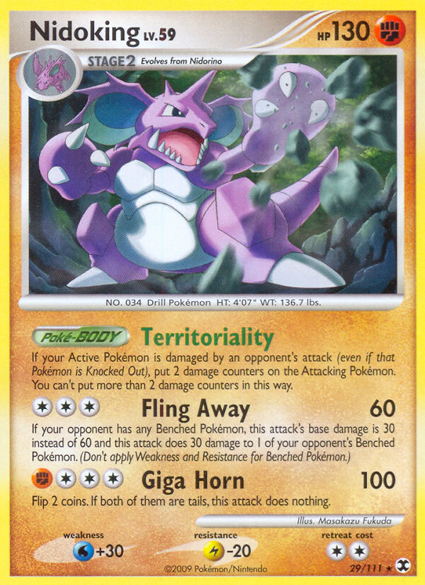 Nidoking (29/111) [Platinum: Rising Rivals] 