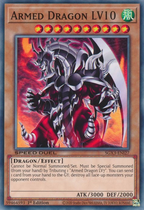 Armed Dragon LV10 [SGX3-ENI27] Common 