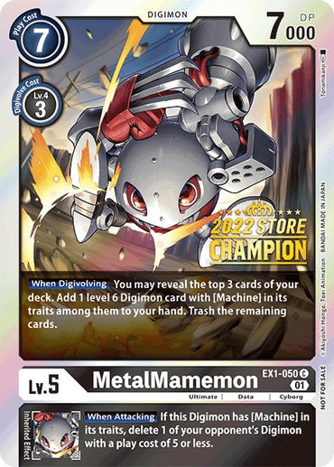 MetalMamemon [EX1-050] (2022 Store Champion) [Classic Collection Promos] 