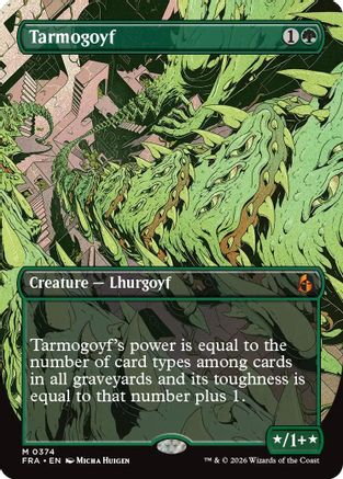 Tarmogoyf (Borderless) [Reality Fracture]