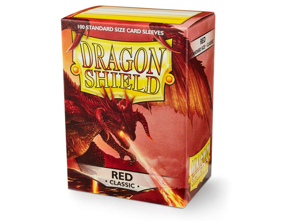 Dragon Shield: Standard 100ct Sleeves - Red (Classic) 