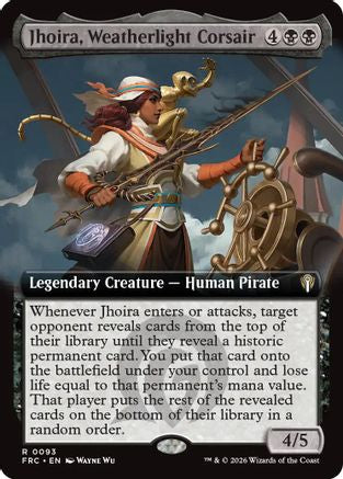 Jhoira, Weatherlight Corsair (Extended Art) [Reality Fracture Commander]