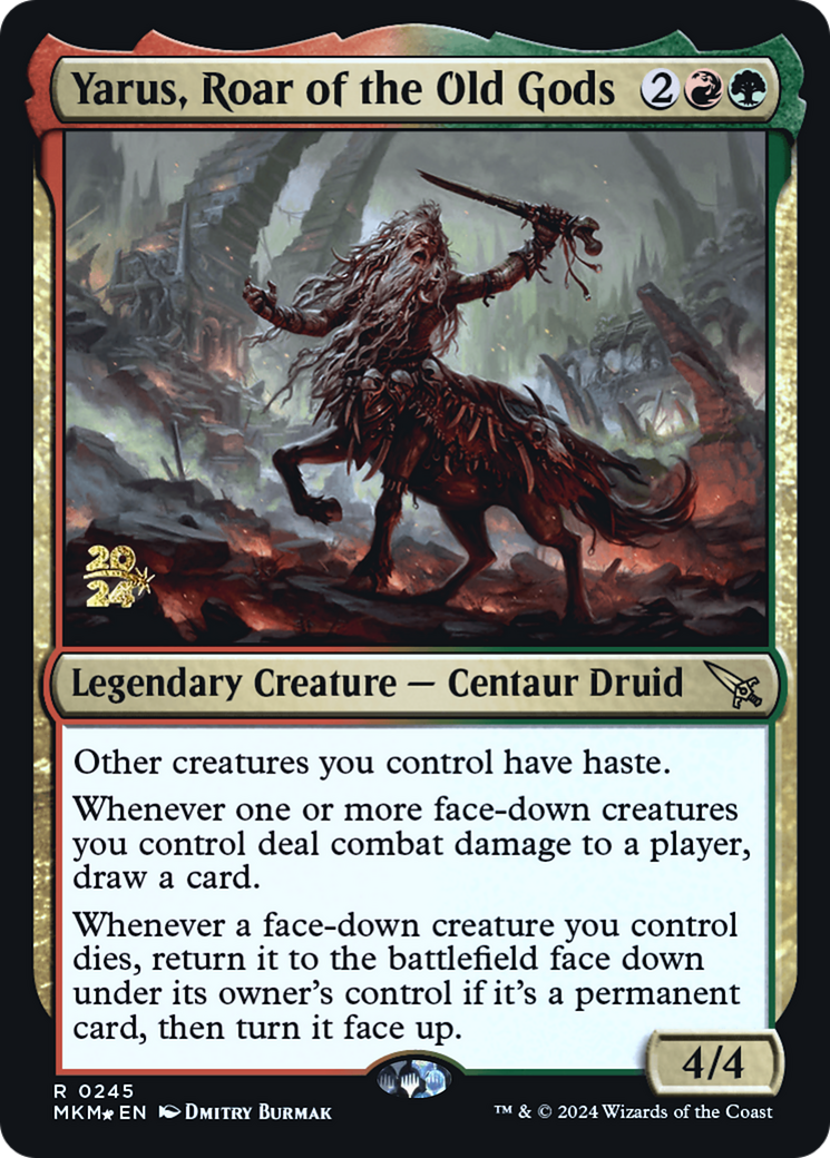 Yarus, Roar of the Old Gods [Murders at Karlov Manor Prerelease Promos] 