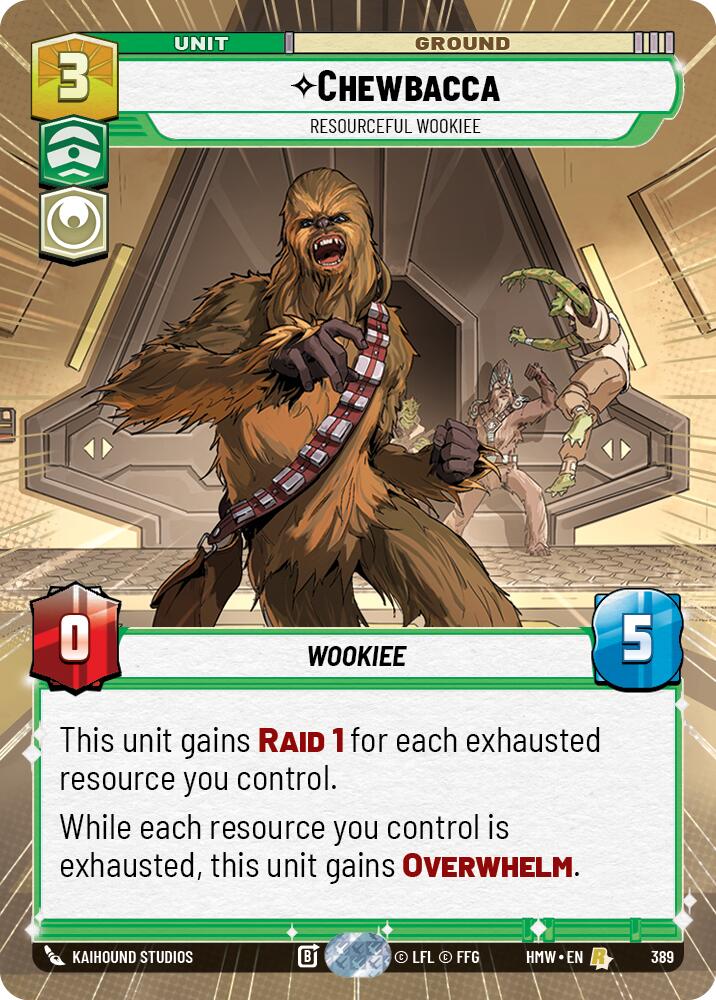 Chewbacca - Resourceful Wookiee (389) (Hyperspace) (389) [Homeworlds]