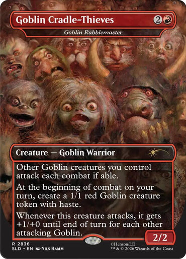 Goblin Cradle-Thieves - Goblin Rabblemaster [Secret Lair Drop Series]