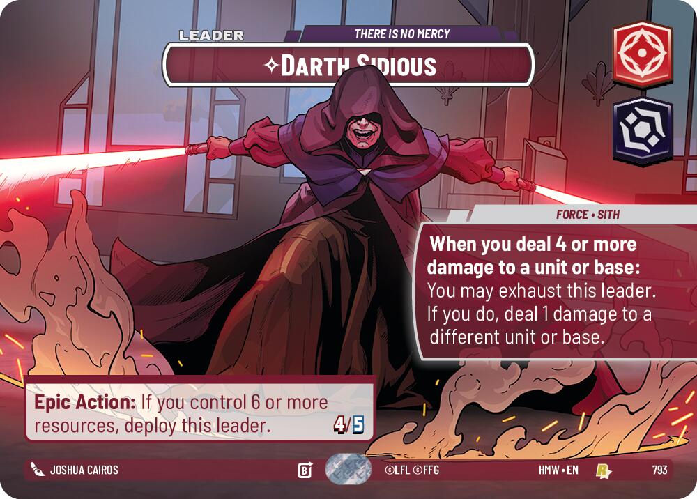 Darth Sidious - There Is No Mercy (793) (Showcase) (793) [Homeworlds]