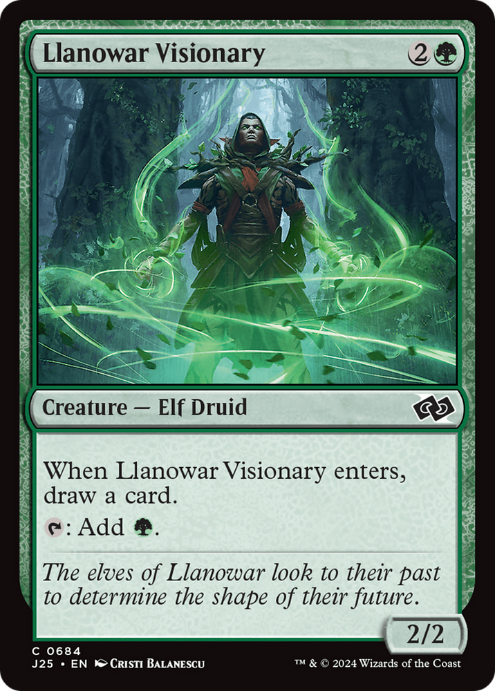 Llanowar Visionary [Foundations Jumpstart] 