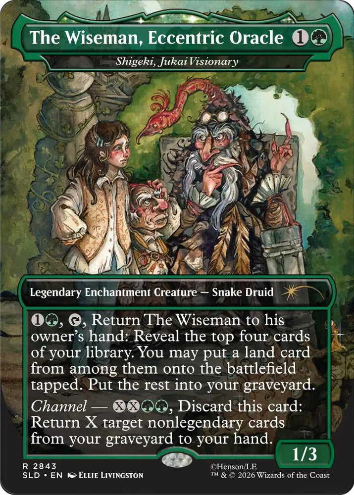 The Wiseman, Eccentric Oracle - Shigeki, Jukai Visionary [Secret Lair Drop Series]