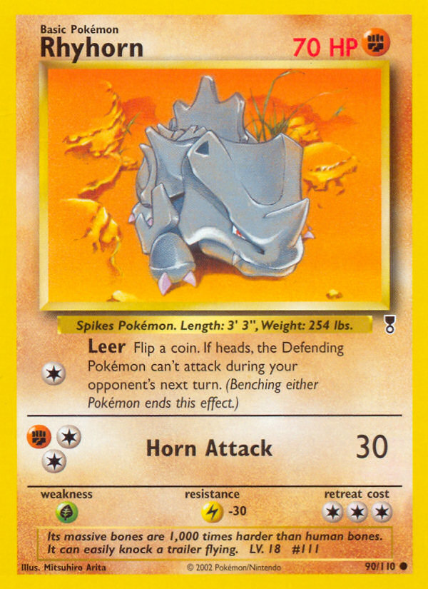Rhyhorn (90/110) [Legendary Collection] 