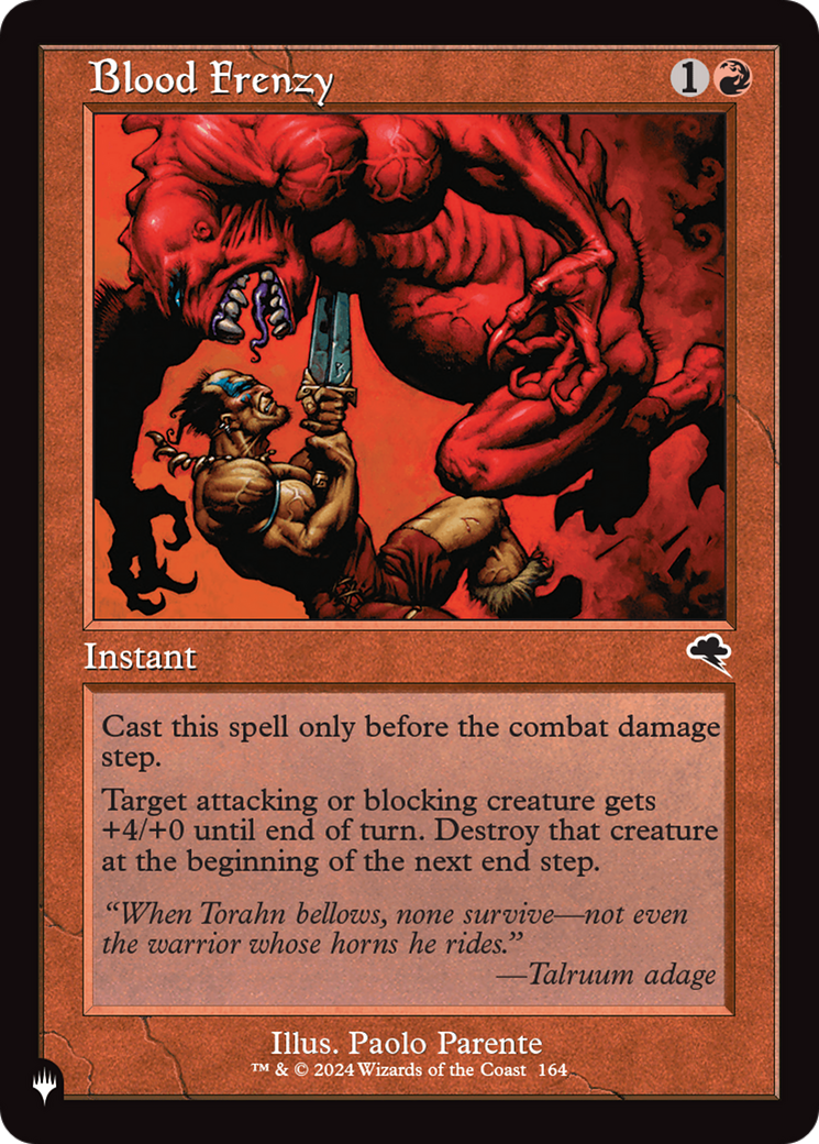 Blood Frenzy [The List Reprints] 