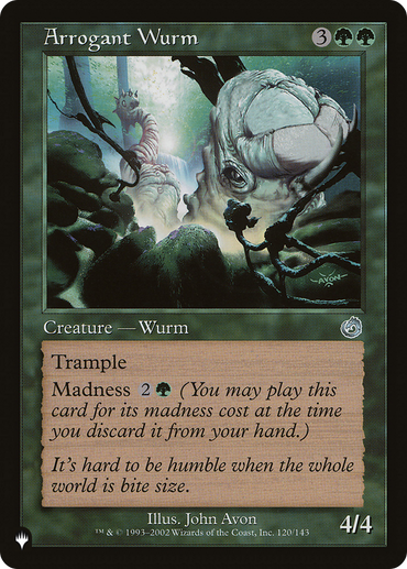 Arrogant Wurm [The List Reprints] 