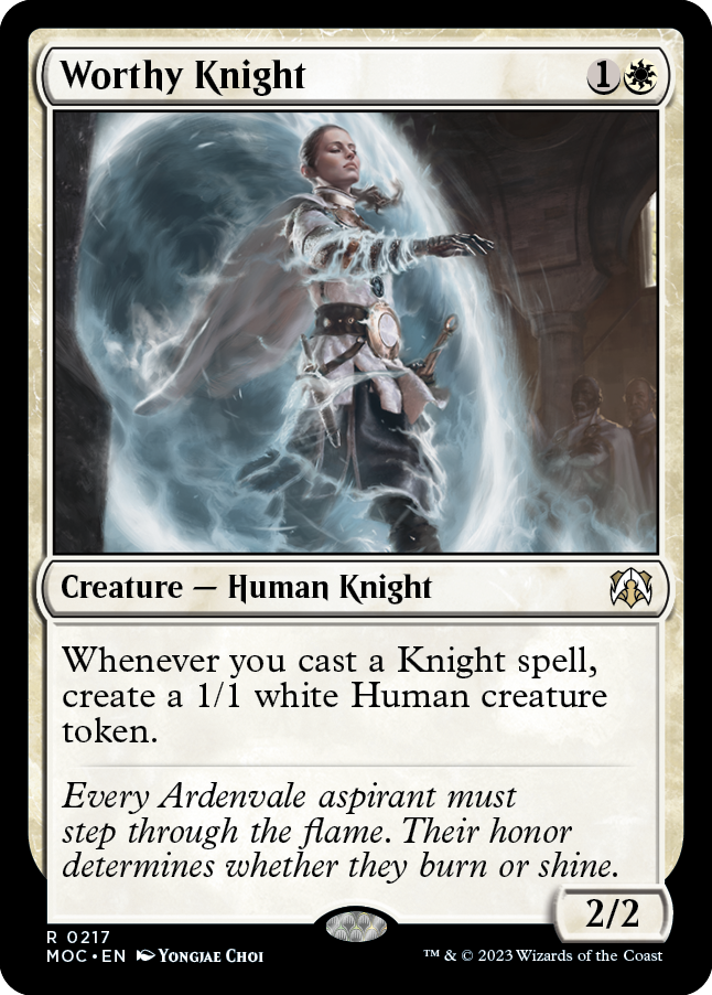 Worthy Knight [March of the Machine Commander] 